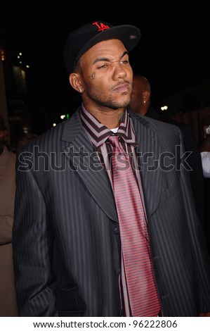Rap star THE GAME at the 2005 World Music Awards at the Kodak Theatre, Hollywood, CA. August 31, 2005  Los Angeles, CA.  2005 Paul Smith / Featureflash