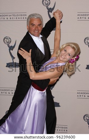 Actor JOHN O\'HURLEY & Dancing with the Stars partner CHARLOTTE JORGENSEN at the Creative Arts Emmy Awards in Los Angeles. September 11, 2005; Los Angeles, CA:    Paul Smith / Featureflash