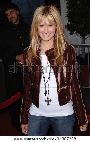 Actress AHLEY TISDALE at the Los Angeles premiere of Serenity at the Universal City Cinemas. September 22, 2005  Los Angeles, CA.  2005 Paul Smith / Featureflash