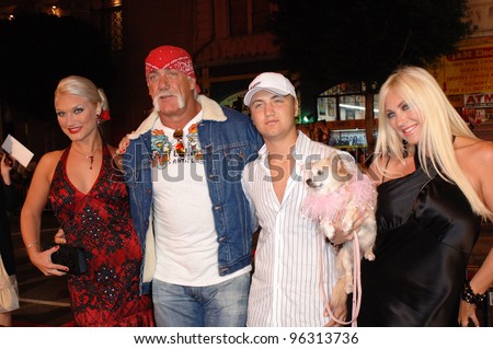 HULK HOGAN & family at the world premiere, in Hollywood, of Get Rich or Die Tryin\'.  November 2, 2005  Los Angeles, CA.  2005 Paul Smith / Featureflash