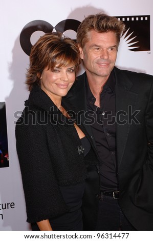 Actress LISA RINNA & husband HARRY HAMLIN at a celebrity screening, in Beverly Hills, for Walk the Line. November 10, 2005 Beverly Hills, CA.  2005 Paul Smith / Featureflash