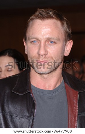 Actor DANIEL CRAIG (the new James Bond) at an industry screening for his new movie Munich. December 20, 2005.  Beverly Hills, CA  2005 Paul Smith / Featureflash