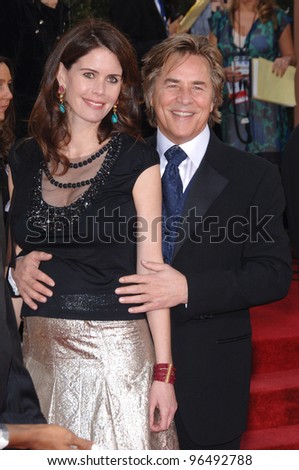 DON JOHNSON & wife at the 63rd Annual Golden Globe Awards at the Beverly Hilton Hotel. January 16, 2006  Beverly Hills, CA  2006 Paul Smith / Featureflash