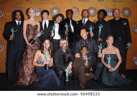 Cast of TV series LOST at the 12th Annual Screen Actors Guild Awards at the Shrine Auditorium, Los Angeles. January 29, 2006  Los Angeles, CA.  2006 Paul Smith / Featureflash