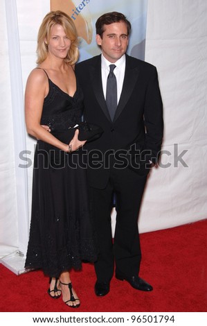 STEVE CARELL & wife NANCY WALLS at the 2006 Writers Guild Awards at the Hollywood Palladium February 4, 2006  Los Angeles, CA  2006 Paul Smith / Featureflash