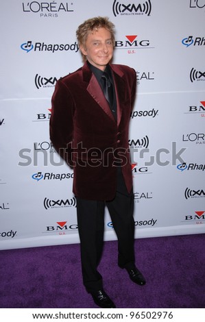 Singer BARRY MANILOW at music mogul Clive Davis\' annual pre-Grammy party at the Beverly Hilton Hotel. February 7, 2006  Beverly Hills, CA  2006 Paul Smith / Featureflash