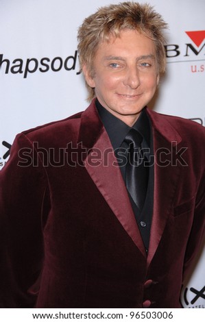 Singer BARRY MANILOW at music mogul Clive Davis\' annual pre-Grammy party at the Beverly Hilton Hotel. February 7, 2006  Beverly Hills, CA  2006 Paul Smith / Featureflash