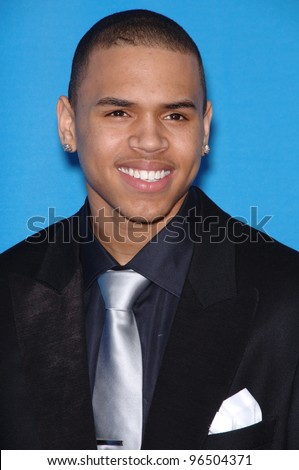Chris Brown Image on Stock Photo   Chris Brown At The 37th Annual Naacp Image Awards At The