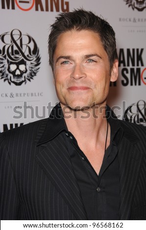 Actor ROB LOWE at the Los Angeles premiere of his new movie \