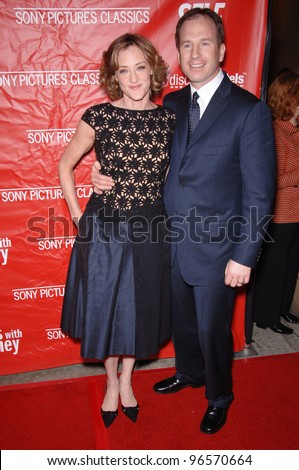 Actress JOAN CUSACK & husband at the Los Angeles premiere of her new movie Friends with Money. March 27, 2006  Los Angeles, CA  2006 Paul Smith / Featureflash