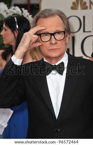 Bill Nighy at the 69th Golden Globe Awards at the Beverly Hilton Hotel. January 15, 2012  Beverly Hills, CA Picture: Paul Smith / Featureflash
