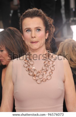 Emily Watson at the 69th Golden Globe Awards at the Beverly Hilton Hotel. January 15, 2012  Beverly Hills, CA Picture: Paul Smith / Featureflash
