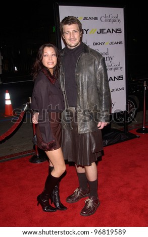 Dec 6, 2004; Los Angeles, CA: Actor NATHAN FILLIAN & date at the world premiere of In Good Company, at the Grauman's Chinese Theatre, Hollywood.