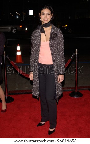 Dec 6, 2004; Los Angeles, CA: Actress MORENA BACCARIN at the world premiere of In Good Company, at the Grauman\'s Chinese Theatre, Hollywood.