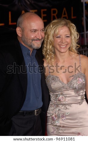 Producers JULIE RICHARDSON & FRANK DARABONT at the world premiere, in Los Angeles, of her new movie Collateral. August 2, 2004