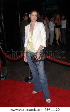 Actress AMANDA PEET at the Los Angeles premiere of We Don't Live Here Anymore. August 5, 2004