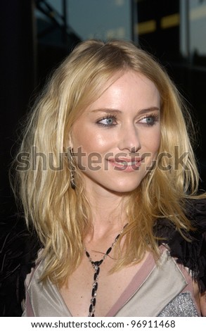 Actress NAOMI WATTS at the Los Angeles premiere of her new movie We Don't Live Here Anymore. August 5, 2004