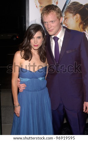 Actor PAUL BETTANY & wife actress JENNIFER CONNELLY at the world premiere, in Beverly Hills, of his new movie romantic tennis comedy Wimbledon. September 13, 2004