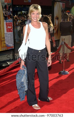 Actress ASHLEY SCOTT at the Los Angeles premiere of Raise Your Voice. October 3, 2004