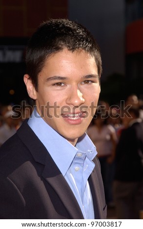 Actor OLIVER JAMES at the Los Angeles premiere of his new movie Raise Your Voice. October 3, 2004