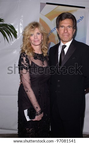 Feb 19, 2005: Los Angeles, CA:  Writer SUSAN HARRIS & husband producer PAUL JUNGER WITT at the Writers Guild Awards in Hollywood.