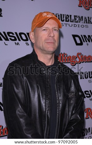 Actor BRUCE WILLIS at the Los Angeles premiere of his new movie Sin City. March 28, 2005 Los Angeles, CA.  2005 Paul Smith / Featureflash