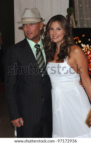 TV presenter DAISY FUENTES & fianc singer MATT GOSS at the Women in Film 2005 Crystal + Lucy Awards at the Beverly Hilton Hotel. June 10, 2005. Beverly Hills, CA  2005 Paul Smith / Featureflash