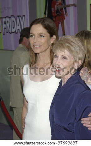 Actress JANET LEIGH (right) & daughter actress KELLY CURTIS at the Hollywood premiere of Freaky Friday. Aug 4, 2003  Paul Smith / Featureflash