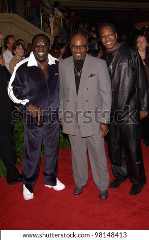 Singers THE O\'JAYS at the Fox Billboard Bash - the pre-event party for the Billboard Music Awards - at the MGM Grand, Las Vegas. 03DEC2001  Paul Smith/Featureflash