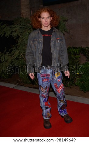 Comedian CARROT TOP at the Billboard Music Awards at the MGM Grand, Las Vegas. 04DEC2001.  Paul Smith/Featureflash