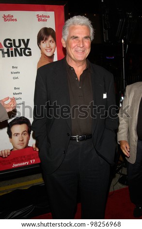 Actor JAMES BROLIN at the world premiere, in Los Angeles, of his new movie A Guy Thing. 14JAN2003   Paul Smith / Featureflash