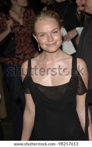 Actress KATE BOSWORTH at the Broadcast Film Critics 8th Annual Critics\' Choice Awards at the Beverly Hills Hotel. 17JAN2003.   Paul Smith / Featureflash