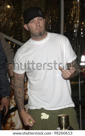 Singer FRED DURST at the world premiere, in Hollywood, of Old School. 13FEB2003.   Paul Smith / Featureflash