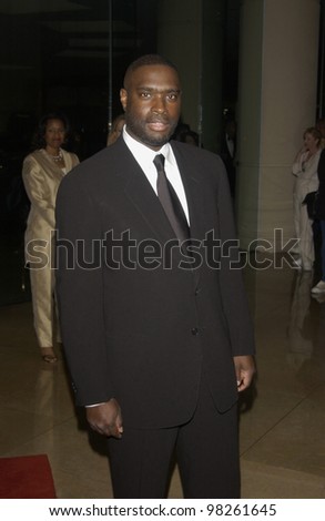 Writer ANTWONE FISHER at the 55th Annual WRITERS GUILD AWARDS at the Beverly Hills Hilton. March 8, 2003   Paul Smith / Featureflash
