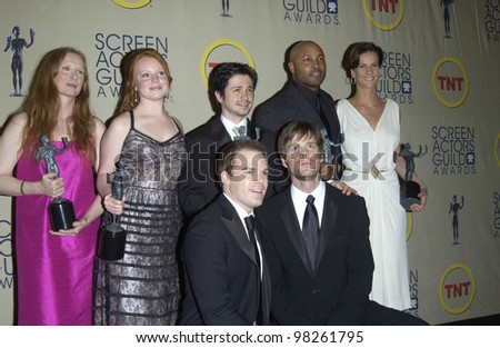 Cast of SIX FEET UNDER at the 9th Annual SCREEN ACTORS GUILD AWARDS in Los Angeles March 9, 2003  Paul Smith / Featureflash