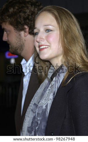 Actress LEELEE SOBIESKI at the Los Angeles premiere of It Runs In The Family. April 7, 2003