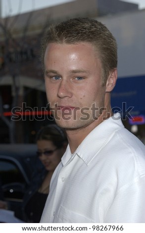 Actor ERIC NENNINGER at the Los Angeles premiere of It Runs In The Family. April 7, 2003