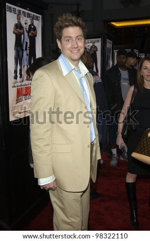 Actor JAMIE KENNEDY at the Los Angeles premiere of his new movie Malibu\'s Most Wanted. April 10, 2003