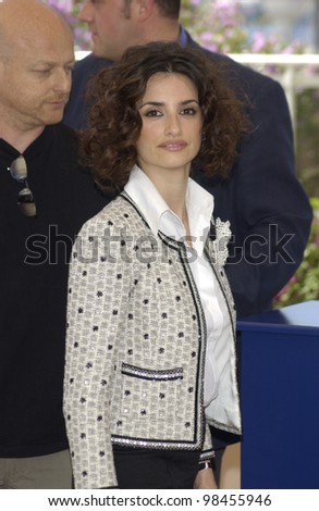 Actress PENELOPE CRUZ at the photocall in Cannes for her new movie Fanfan La Tulipe, which opens the 56th Cannes Film Festival. 14MAY2003  Paul Smith / Featureflash