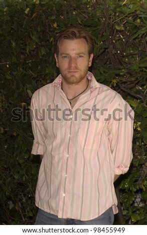 Actor EWAN McGREGOR at photocall at the Cannes Film Festival for his new movie Young Adam. 18MAY2003