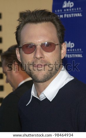 Actor CHRISTIAN SLATER at the screening of The Cooler - the opening film in the 2003 IFP/Los Angeles Film Festival. June 11, 2003