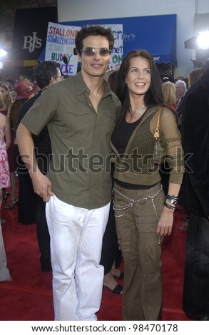 Actor ANTONIO SABATO JR. & girlfriend at the world premiere of Terminator 3: Rise of the Machines, in Los Angeles. June 30, 2003  Paul Smith / Featureflash