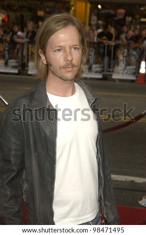 Actor DAVID SPADE at the world premiere of Lara Croft Tomb Raider: The Cradle of Life, at Grauman\'s Chinese Theatre, Hollywood. July 21, 2003  Paul Smith / Featureflash
