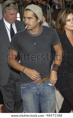 Actor COLIN FARRELL at the world premiere of Lara Croft Tomb Raider: The Cradle of Life, at Grauman\'s Chinese Theatre, Hollywood. July 21, 2003  Paul Smith / Featureflash