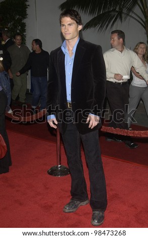 Actor SEANN WILLIAM SCOTT at the world premiere of his new movie The Rundown at Universal Studios Hollywood. Sept 22, 2003  Paul Smith / Featureflash