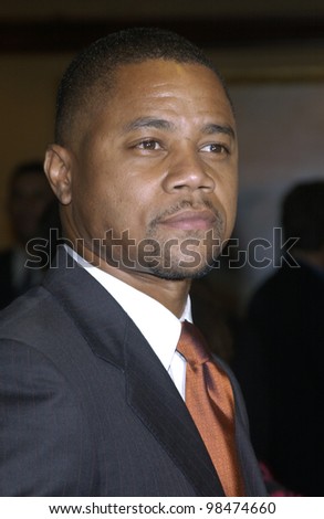 Actor CUBA GOODING JR. at the National Multiple Sclerosis Society\'s 29th Annual Dinner of Champions honoring Bob and Harvey Weinstein. Sept 25, 2003  Paul Smith / Featureflash