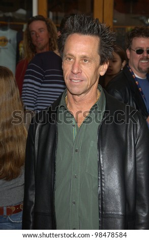 Producer BRIAN GRAZER & wife at the world premiere, in Hollywood, of his new movie Dr. Suess' The Cat in the Hat. November 8, 2003  Paul Smith / Featureflash