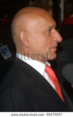 Actor BEN KINGSLEY at the world premiere of his new movie House of Sand and Fog, as part of the AFI Film Festival in Los Angeles. November 9, 2003  Paul Smith / Featureflash