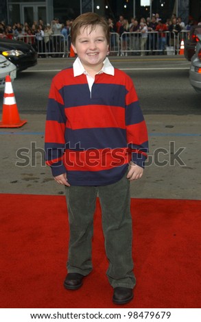 Actor ANGUS JONES at the world premiere, in Hollywood, of Looney Tunes Back in Action. November 9, 2003  Paul Smith / Featureflash
