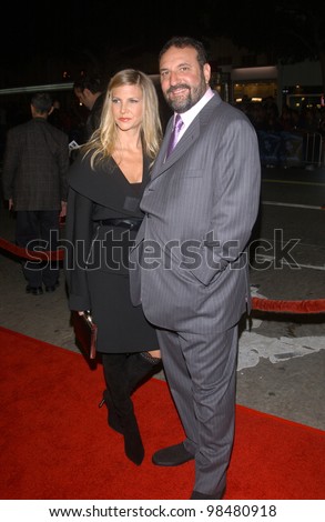Producer JOEL SILVER & wife at the world premiere, in Los Angeles, of his new movie Gothika. November 13, 2003  Paul Smith / Featureflash